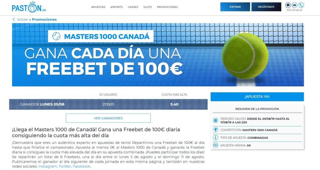 Paston Master 1000 Canada